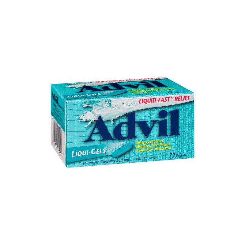 Advil Liqui-Gels 200 mg 72's