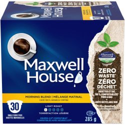Maxwell House Morning Blend Light Roast Coffee K-Cups 30’s 285 g