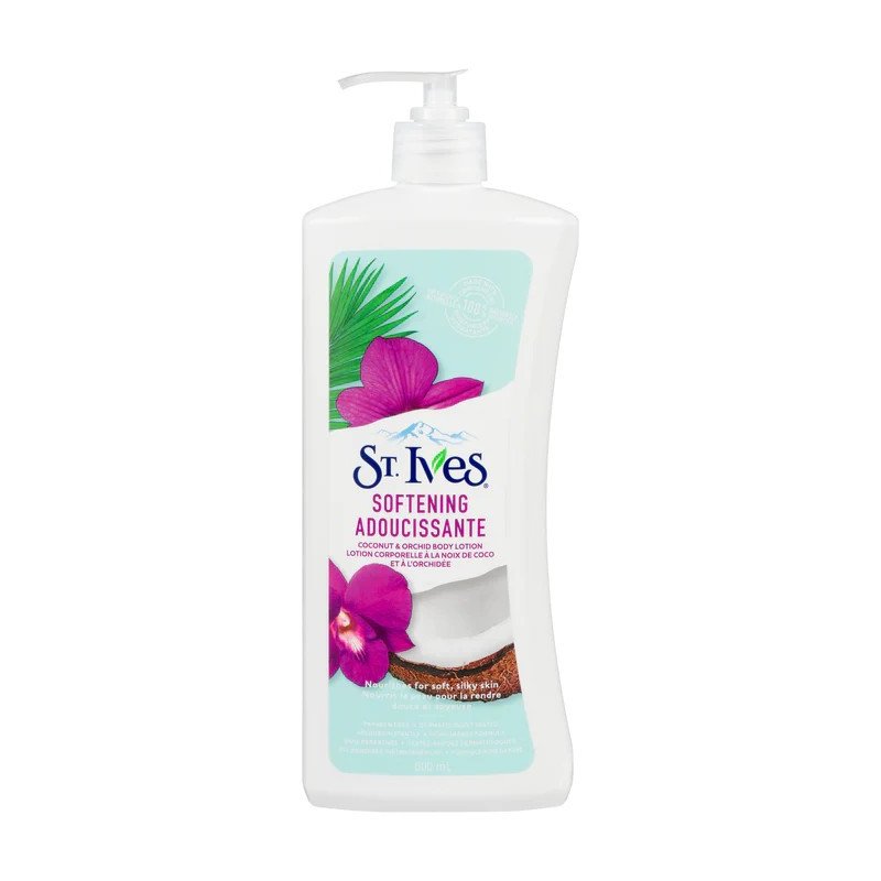 St Ives Body Lotion Softening Coconut Milk & Orchid 600 ml