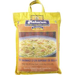 Maharani Super Golden Sella Basmati Rice 4.54 kg