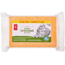 PC Medium Cheddar Cheese 500 g