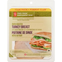 PC Free From Oven Roasted Turkey Breast 375 g