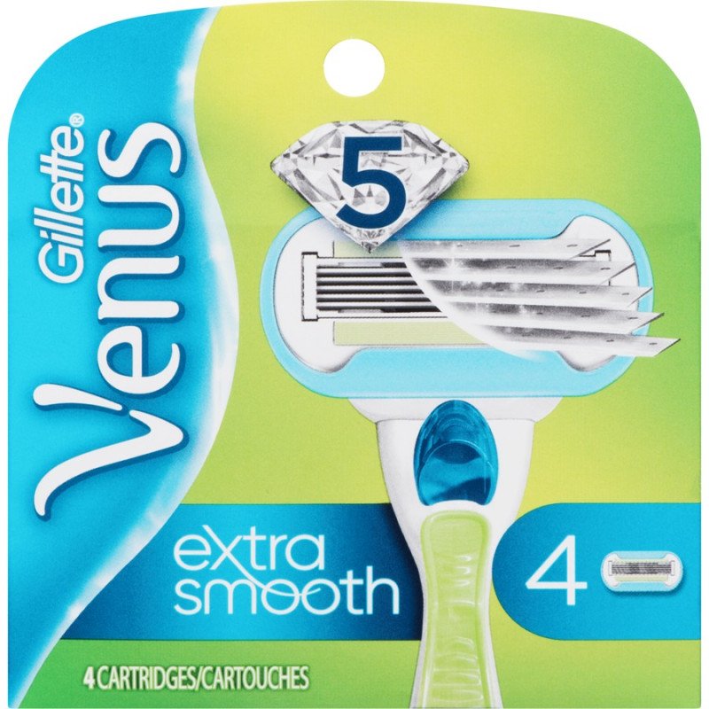 Gillette Venus Embrace Razor Cartridges Extra Smooth 4's