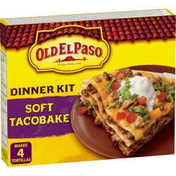 Old El Paso Soft Tacobake Dinner Kit 312 g