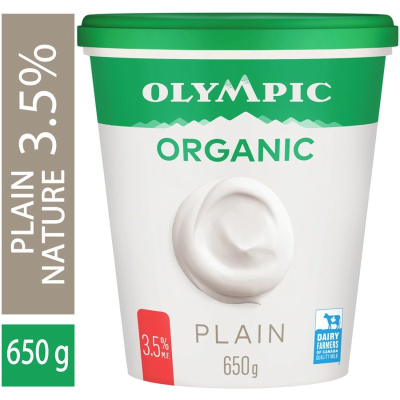 Olympic Organic Yogurt Original Plain 3.5% 650 g