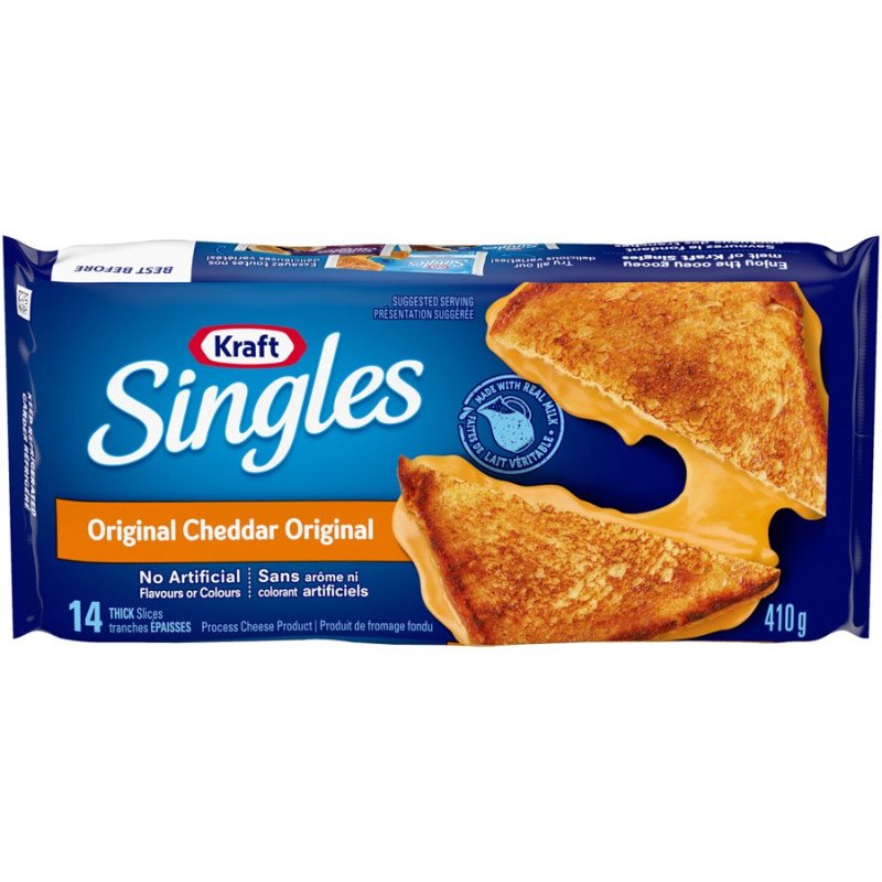 Kraft Singles Cheese Slices Original Thick 14's