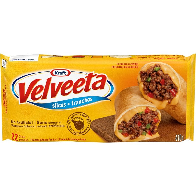 Kraft Velveeta Cheese Slices 22’s