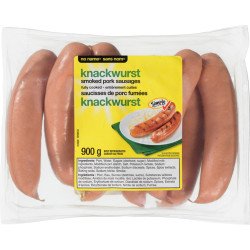 No Name Smoked Pork Sausages Knackwurst 900 g
