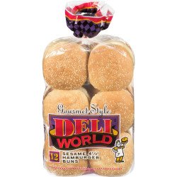 Deli World Sesame Hamburger Buns 866 g