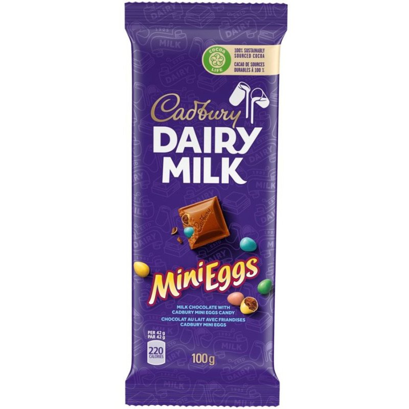 Cadbury Dairy Milk Mini Eggs Chocolate Bar 100 g