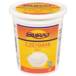 Suraj 3.25% Dahi Yogurt 750 g