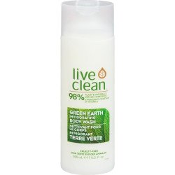 Live Clean Green Earth Invigorating Body Wash with Eucalyptus 500 ml