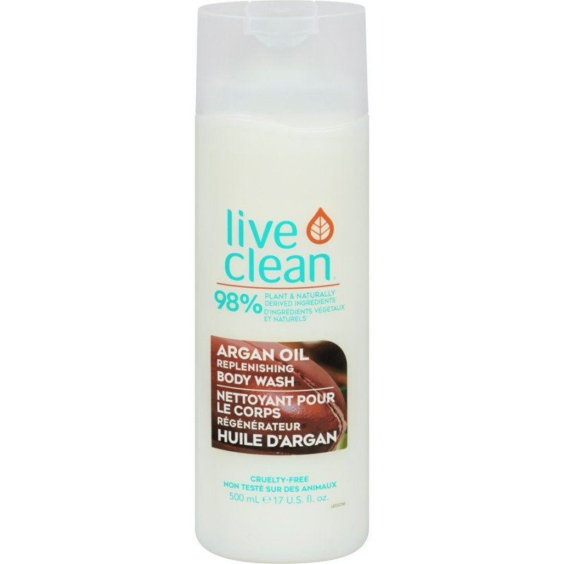 Live Clean Argan Oil Replenishing Body Wash 500 ml