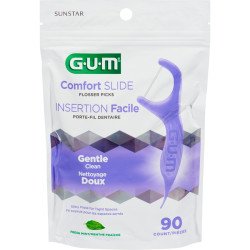 GUM Flossers Comfort Slide Gentle Clean Fresh Mint 90's