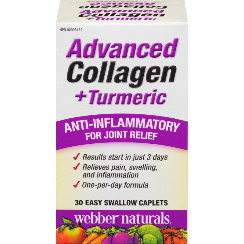 Webber Naturals Advanced Collagen + Turmeric 30’s