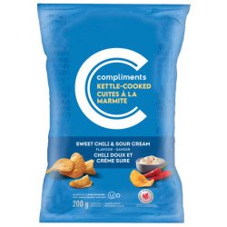 Compliments Kettle Chips...