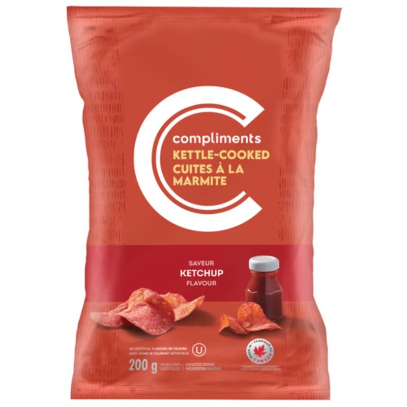 Compliments Kettle Chips Ketchup 200 g