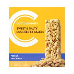 Compliments Sweet & Salty Granola Bars Peanut 5’s 175 g