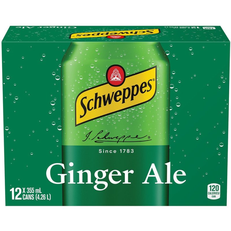 Schweppes Ginger Ale 12 x 355 ml