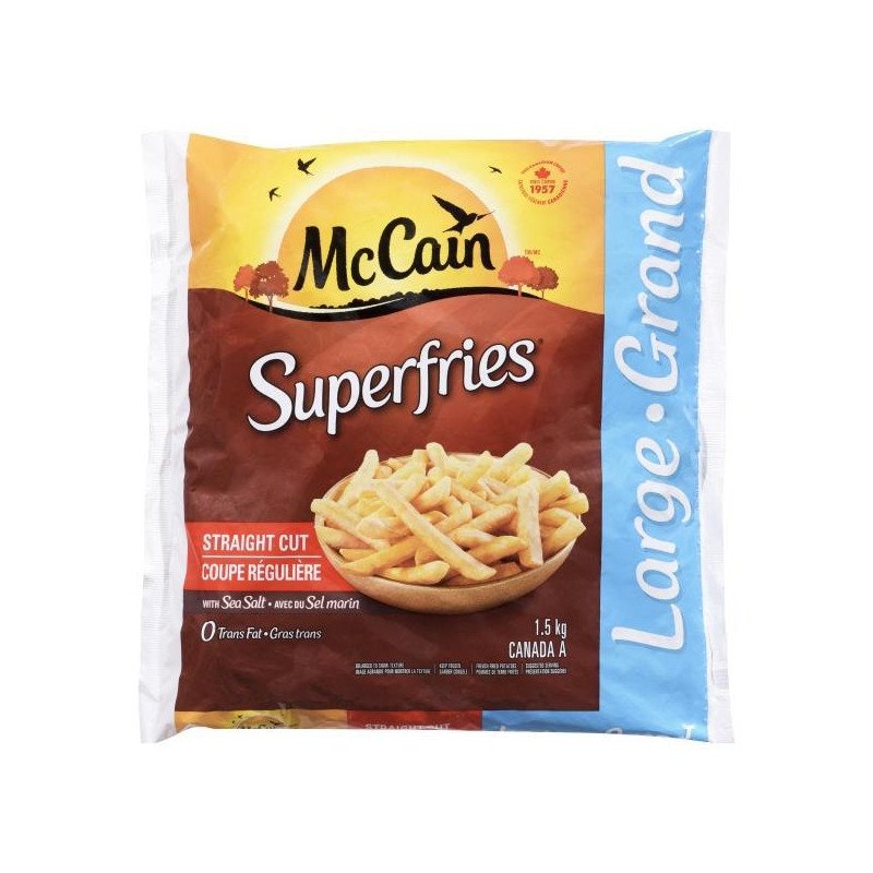 McCain Superfries Straight Cut 1.5 kg