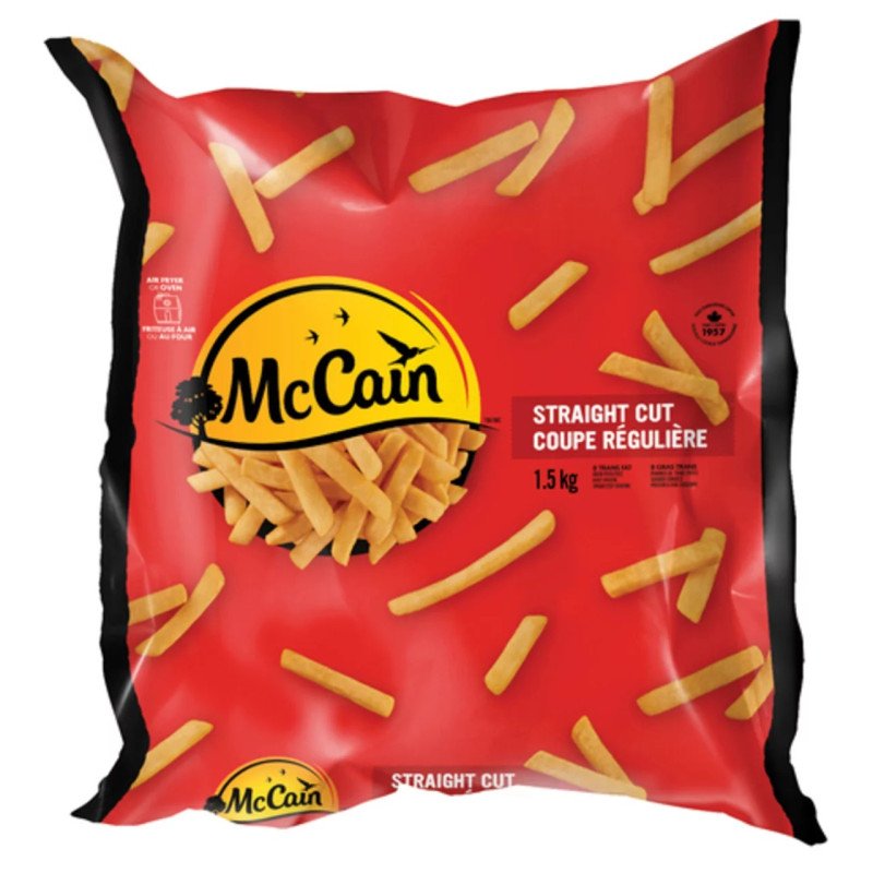 McCain Straight Cut Fries 1.5 kg