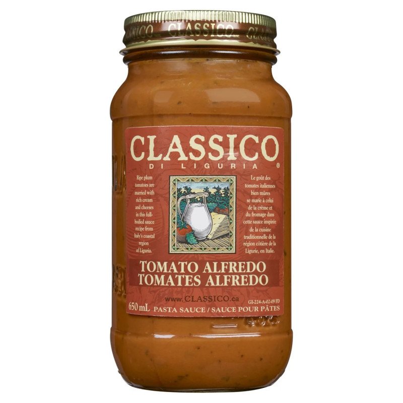 Classico Pasta Sauce Di Liguira Tomato Alfredo 650 ml