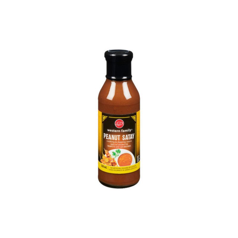 Western Family Peanut Satay Cooking & Dipping Sauce 350 ml