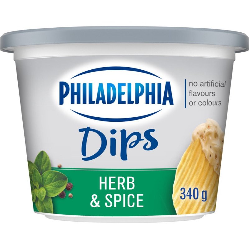 Kraft Philadelphia Dip Herb & Spice 340 g
