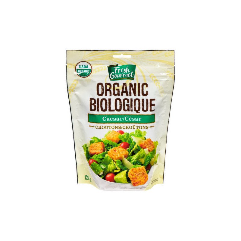 Fresh Gourmet Organic Caesar Croutons 128 g