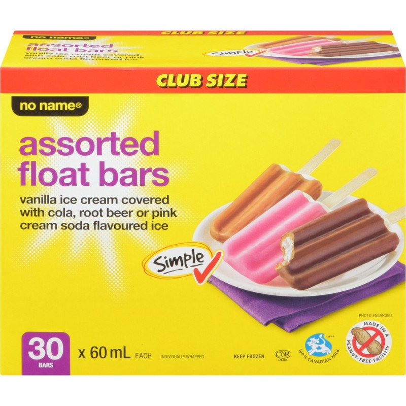 No Name Float Bars Assorted 30 x 60 ml