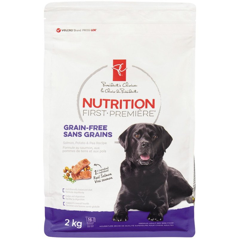 PC Nutrition First Grain-Free Salmon Potato & Pea Recipe Dog Food 2 kg