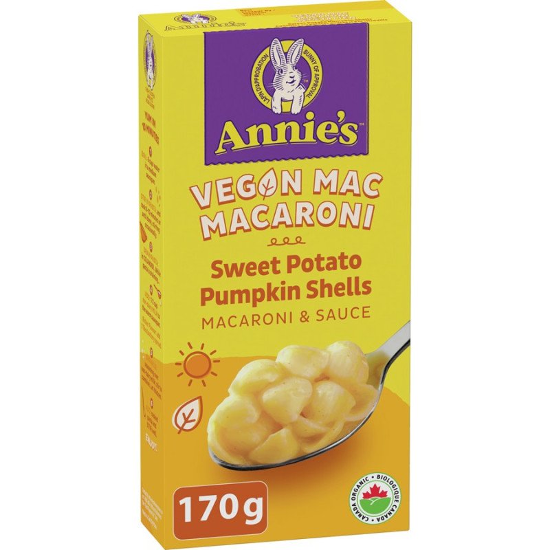 Annie’s Vegan Mac Sweet Potato Pumpkin Shells 170 g