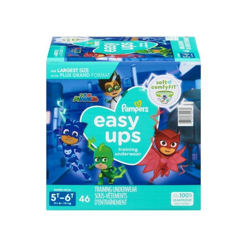 Pampers Easy Ups Training Underwear Boys 5T-6T 46's