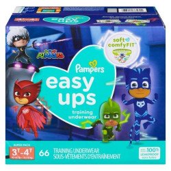 Pampers Easy Ups Training Underwear Boys 3T-4T 66's