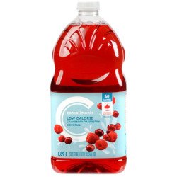 Compliments Low Calorie Cranberry Raspberry Cocktail 1.89 L