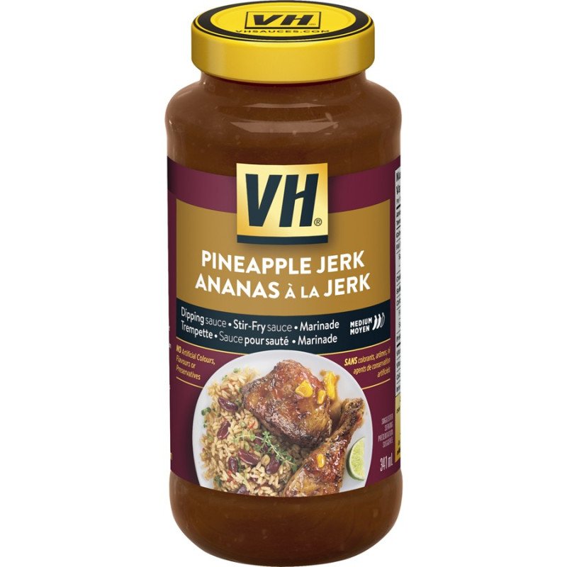 VH Pineapple Jerk Dipping & Stir Fry Sauce & Marinade 341 ml