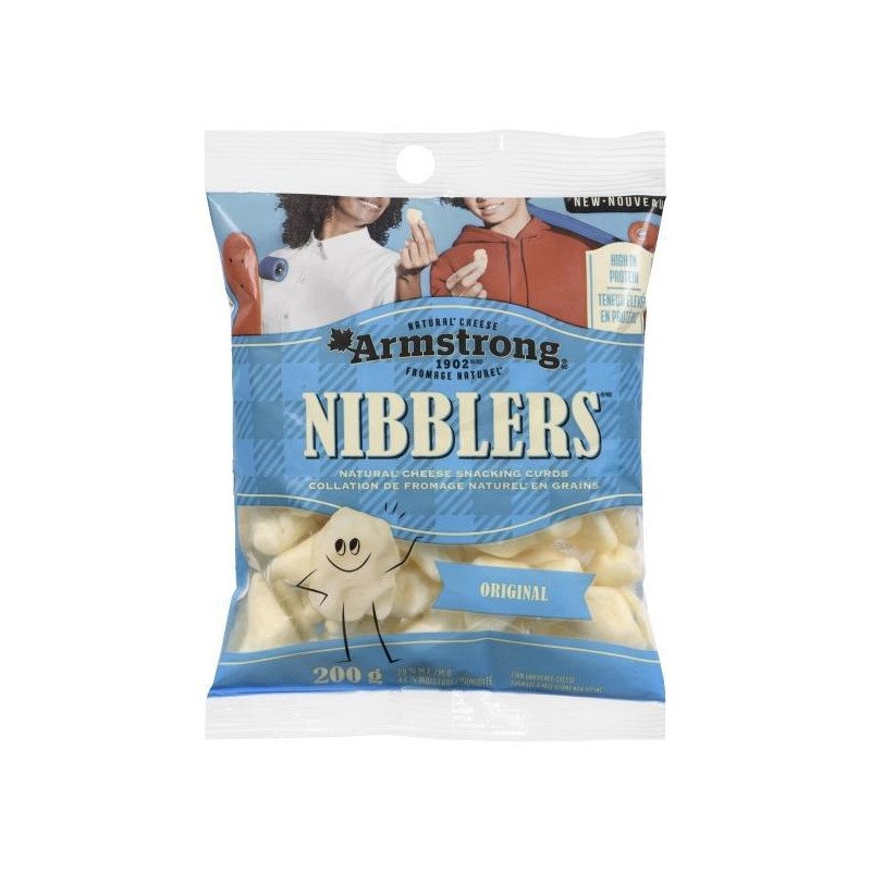 Armstrong Nibblers Natural Cheese Snacking Curds Original 200 g
