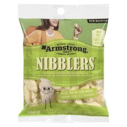 Armstrong Nibblers Natural Cheese Snacking Curds Sour Cream and Onion 200 g
