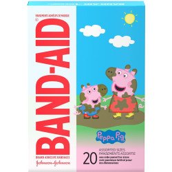 Band-Aid Bandages Peppa Pig Assorted 20's