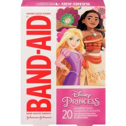 Band-Aid Bandages Disney Princess Waterproof All One Size 15’s