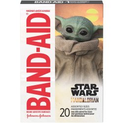 Band-Aid Bandages Star Wars Mandalorian Assorted 20's