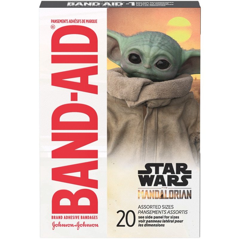 Band-Aid Bandages Star Wars Mandalorian Assorted 20's