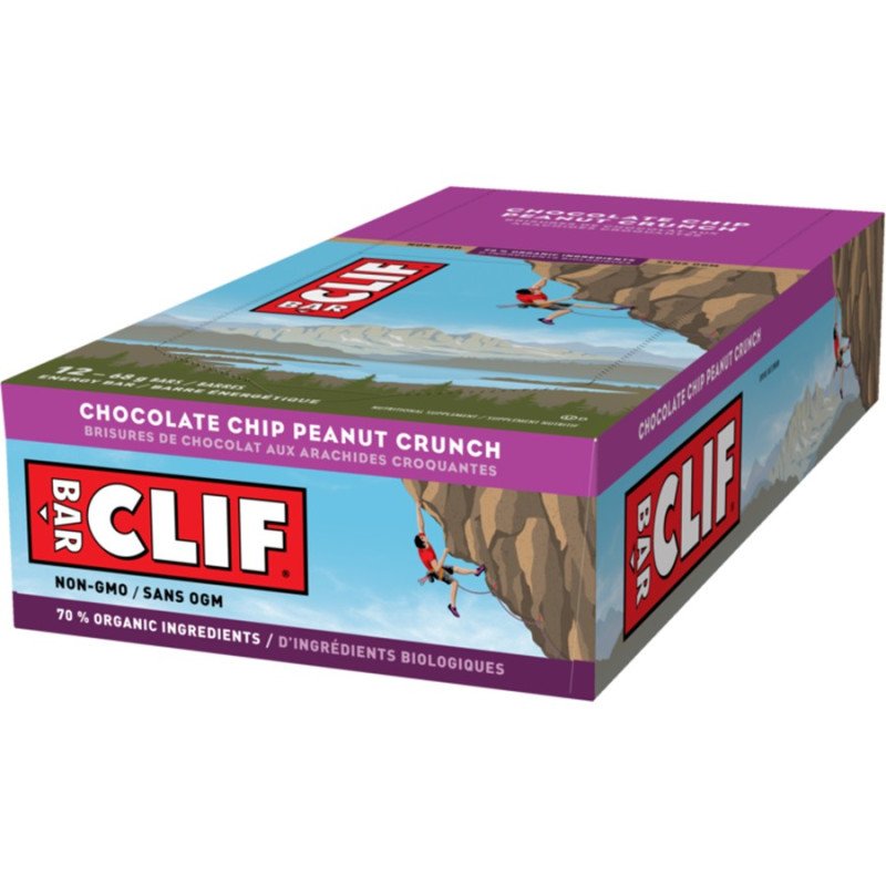 Clif Energy Bar Chocolate Chip Peanut Crunch 12 x 68 g