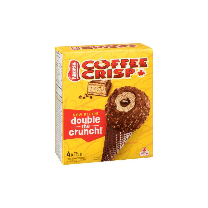 Nestle Coffee Crisp Ice Cream Bars 4 x 135 ml