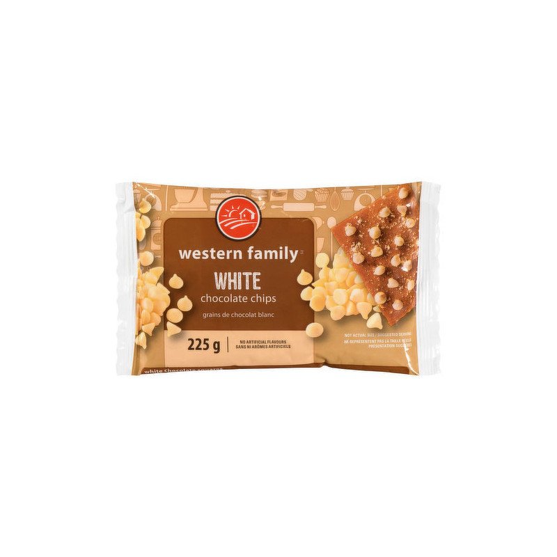 Western Family White Chocolate Chips 225 g
