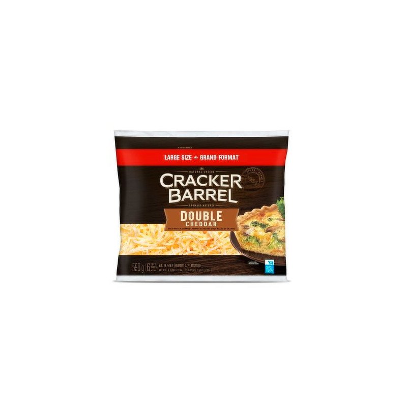 Cracker Barrel Double Cheddar Shreds 590 g