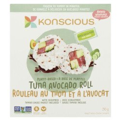 Konscious Plant-Based Simulated Tuna Avocado Roll 210 g