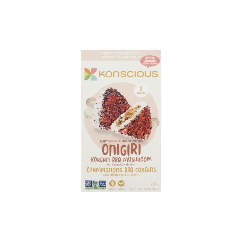 Konscious Plant-Based Simulated Onigiri BBQ Mushroom 204 g