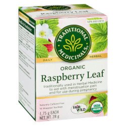 Traditional Medicinals Organic Raspberry Leaf Herbal Tea 16’s