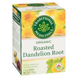 Traditional Medicinals Organic Roasted Dandelion Root Herbal Tea 16’s